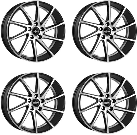 4x Oxigin Felgen Alufelgen 20 Attraction 9,0x20 ET42 5x120 black full polish kompatibel mit VW Amarok Bus T5 Bus T6 Touareg