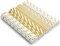 100 Stück Strohhalm Papier Strohhalme Gold Biologisch Abbaubare Umweltfreundlich Papierstrohhalme für Geburtstaochzeiten und Party Cocktail Feier Partyzubehör