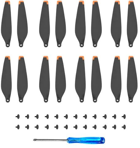 GVSS 16 Stück Propeller für DJI Mini 3 Pro, Propeller Zubehör für Drohne, austauschbar, geräuscharm, mit Schraubendreher und 24 Schrauben, um Ihr Flugerlebnis zu verbessern