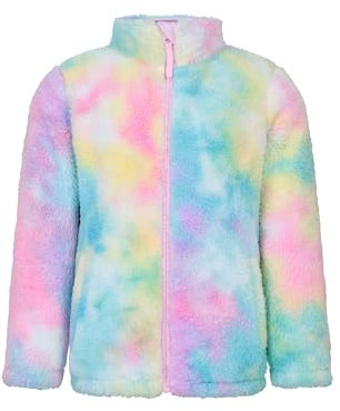 Mountain Warehouse Rainbow Cosy Kids Fleece - Full Zip Childrens Top, Lightweight, Warm & Cosy Girls & Boys Sweater, Front Pockets - Best for Spring Summer Mixed Teen Size 13 Years