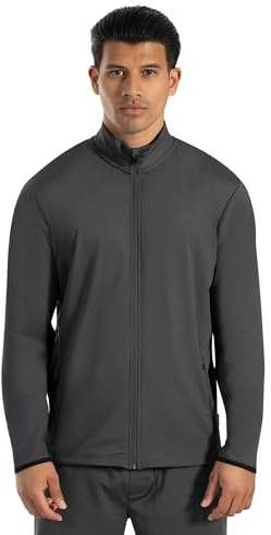 SMILODOX Trainingsjacke Herren Zeyn, leichte Sportjacke mit Zipper-Kragen & Reißverschlusstaschen, Laufjacke elastisch & funktional, ideal für Training, Fitness, Alltag & Outdoor-Aktivitäten