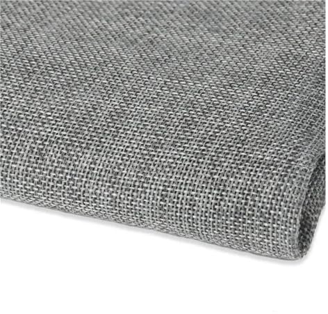 TUANZUN Akustikstoff, Lautsprecher Stoff Lautsprecher-Netztuch, Leinen, Vintage und Antik, transparent, staubdicht, Retro-Stoff, Gitarren-Audio-Subwoofer-Tuch, 1,45 x 0,5 m(Gray)