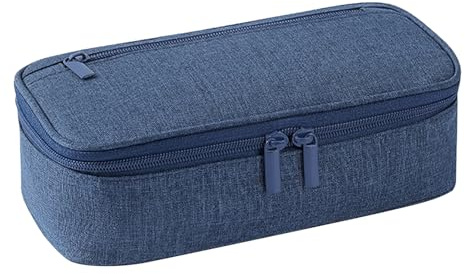 Generisch Schreibwaren-Stift-Organizer – großes Federmäppchen, geräumige | Aufbewahrung für Stifte und Marker, wasserabweisendes Material, leicht zu tragendes Design | Kosmetiktaschenhalter für Schule