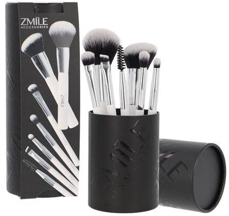 ZMILE COSMETICS Your Utensilo „Brushes“ veganes Pinsel-Set 7-teilig – Kosmetikpinsel für Unterwegs, zum Reisen und Verschenken