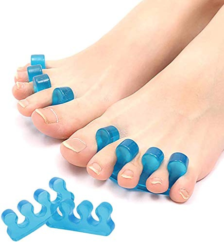 Pedimend™ 2 Paar weiche Gel-Zehenspreizer | Hammerzehen-Glätteisen | Korrekte gebogene Zehen | Schmerzlinderung bei entzündeten Fußballen | Für Sportler Fußkrallen Zehen Yoga Füße