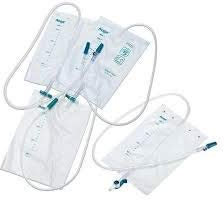 Prosys Urinbeutel 2 Liter (steril) mit Hebelhahn (5 Paar) - inkl. 5 Paar Handschuhe ohne Latex