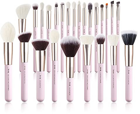 Jessup - 25 Stück Profi Make Up Pinsel Set - Kosmetikpinsel für Foundation Rouge Lippenstift - Synthetische Borsten ähnlich wie natürlich T290