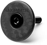 Sixpack Vertic Carbon Aheadcap Fahrrad Steuersatzkappe Stealth schwarz