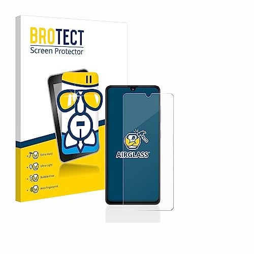 BROTECT Schutzglas für Samsung Galaxy A41 Schutzfolie Made in Germany Panzer Folie Glas Displayschutz [Kratzfest 9H, Anti-Fingerprint,Transparent]