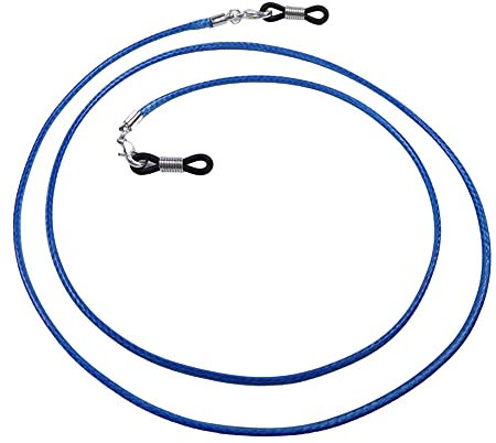 Hawhy Brillenband aus starkem Material in vielen modischen Farben für alle Arten von Brillen geeignet,mit extra Anti Rutsch Öse die hält (Royal Blau)
