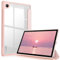 FINTIE Hybrid Slim Case for Samsung Galaxy Tab A8 10.5 inch 2021 Model (SM-X200/X205), Shockproof Cover with Clear Transparent Back Shell, Auto Wake/Sleep, Rose Gold