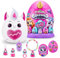 Rainbocorns Eggzania Surprise Mania Licorne, Plus de 20 Surprises, Peluche à Collectionner, Accessoires Portables (Licorne)