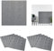 Relaxdays Wandpaneele, 10er Set, selbstklebend, zuschneidbar, 3D Paneele, Wandverkleidung Barock Design, 70x70cm, Silber, Schaumstoff, 70 x 70 x 1 cm
