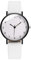 UKCOCO Damen-Quarzuhr, Armreifen für Damen, lässige Damenuhren, Armbänder, dekorative Damenuhr, Basic-Armbanduhr, Leder, Weiß