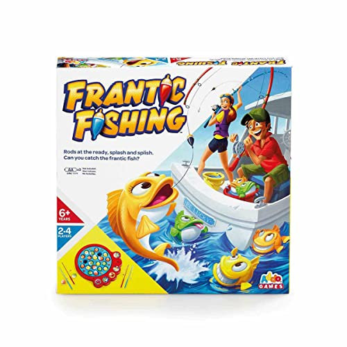 Little Lot Addo Games Frantic Fishing For Children From 6 Years 2 To Players Family Board Game Fishing Games For Kids Gift Family Fun Catch The Fish Fishing Rods