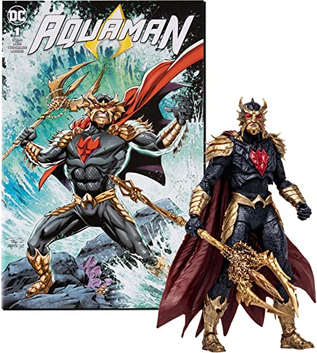 DC Direct - Page Punchers - 7 Figure with Comic - Aquaman Wave 3 - Ocean Master
