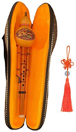 EHJRE Hulusi Flute Instrument Kürbisflöte Blasinstrument mit Etui Als Geschenk