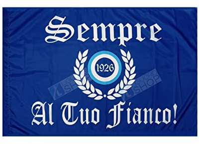 Flagge Von Neapel Immer auf Ihrer Seite 1926 Champion D'Italien Party 3° Scudetto Cm 95x140 Fußball Tricolor