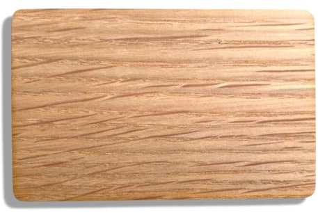 Ninja Pop NFC-Karten aus Holz - 10 Eiche Echtholz Ntag 213 RFID-Karten - Für Lasergravierer - Verwendung für Visitenkarten oder Hotelschlüssel (Eiche, 10 Karten)