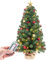 Yorbay Mini Weihnachtsbaum mit 50 warmweiß LEDs 8 Licht Modi, Tannenbaum mit Stern-Baumspitze und Deko Batterie betrieben, für Weihnachten, Advent, (70cm Mit Fernbedienung)