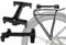 BISOMO Fahrrad Gepäckträger Adapter Snapit 2.0 für Racktime, Snap-It, Verschiedene Modelle für Fahrrad Korb, Tasche, Gepäckträgertasche (3. mit Fuß ohne Schloss)
