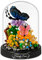 Mini Animals Flower Building Set - 530 Pcs Butterfly Kit Building Blocks with Transparent Cover, Flower Garden Block Den Kit, Home Decoration (Blue Butterfly)