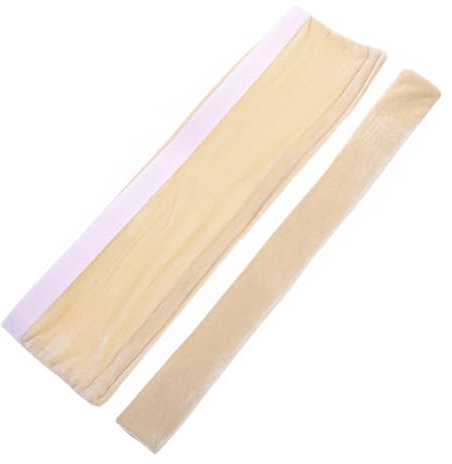 1 Paar Kühlschrankgriff Abdeckungen aus Velours, Beige, Rutschfest