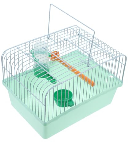 BELLIFFY Tragbarer Vogelkäfig Mit Sitzstange Futterbox Und Trinkspender Leichter Vogelreisekäfig Für Wellensittiche Papageien Und Kleine Vögel Robust Und Geräumig Für Vogeltransport Und Outdoor