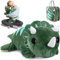 ODOXIA Gewichtskuscheltier Dinosaurier | 2,3 kg Anxiety Weighted Dino Plüschtier für Kinder & Erwachsene | Beruhigendes Weighted Stuffed Animal | Kuscheltier gegen Stress & Angst | Inkl. Tragetasche