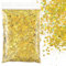 OZUO 50g Glitzer Basteln, Glitter Gold Glitzer Pulver Zum Basteln Gold Pailletten Glitzerstaub Stoff Nagel Kerzen Für Nägel Gesicht Makeup Kartenbasteln Handwerk Nagelkunst (0,2 mm, 1 mm, 3 mm)