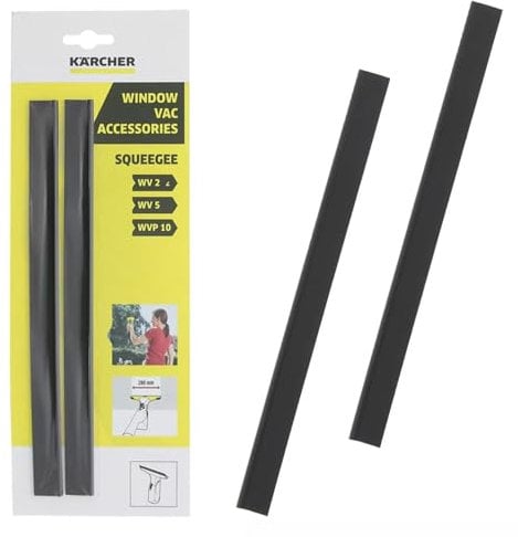 Masterpart Window Vac Squeegee Wiper Blades 280mm Pack Of 2 To Fit Karcher WV2, WV5, WV50, WV70, WV75 Window Vacuums 2.633-005.0