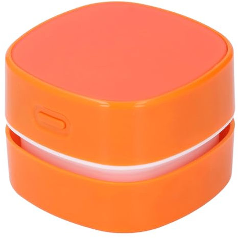 Desktop Vacuum Cleaner, USB Charging Mini Table Dust Sweeper Cordless Rotatable Mini Desk Vacuum Portable Table Vacuum Cleaner for Cleaning Hairs, Crumbs, Computer Keyboard, Piano