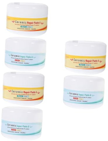 jojofuny 3 Sätze Keramik Reparaturset Pfannenwender Wannenreparaturset Für Waschbecken Reparaturset Aus Glasfaser Badewanne Malen Wannenreparaturset Für Die Dusche Weiß Kristallpartikel