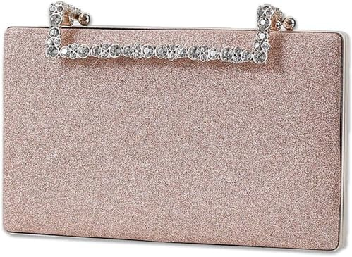 Bridal Wedding Purse Crossbody Elegant Shoulder Women Clutch Purse Glitter Evening Sequins Clutch Sparkly Handbag