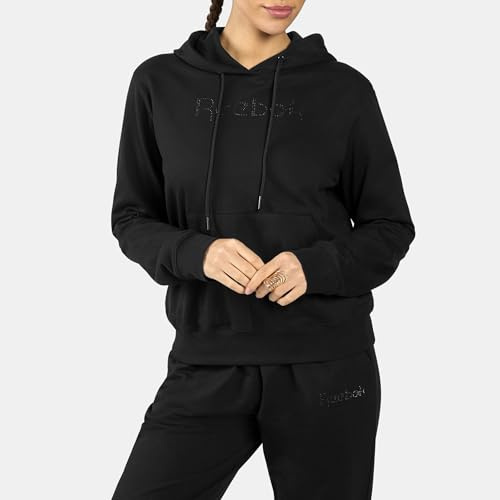 Reebok Studded Logo Hoodie Black