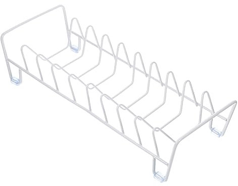 MUCKLILY Escurridor de Platos de Cocina Multifuncional Soporte para Secar Vajilla Diseño Compacto y de Limpiar para Organizar Tazones y Platos la Encimera