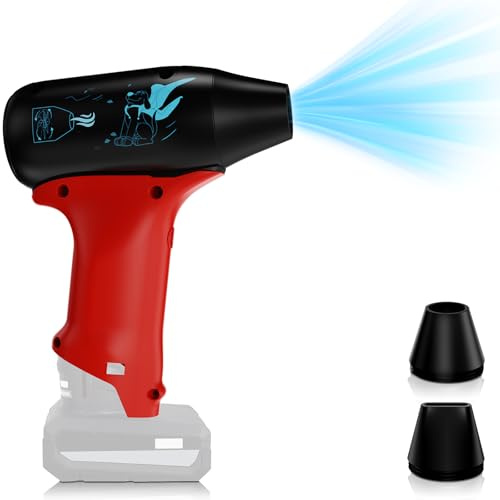 for Milwaukee 12V Jet Dry Mini Blower, Jet Fan 130000 RPM 3 Adjustable Wind Speeds Compatible with Milwaukee M-12 12V Lithium Battery, Super Jet Fan Blower for Drying, Cleaning (Battery not Included)