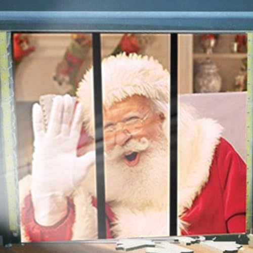 SUPYINI Fensterprojektionsfolie,180 X 120CM Weiße Projektor Leinwand Stoff-Rückprojektionsleinwand Virtuelle Halloween und Weihnachts Fensterprojektionsvideos Weiss