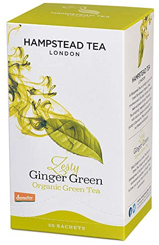 Hampstead Tea Organic Ginger Green Tea 20 bag