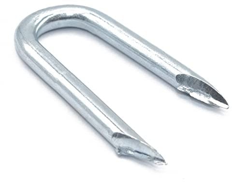 Pack of 20 x 50mm Heavy Duty U Nail Fencing Staples