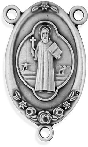 38 mm große Rosenkranz Wundertätige Medaille Center – Pack von 10 () 38mm Saint Benedict Medal