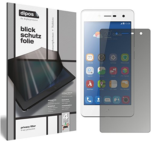 dipos Privacy Screen Protector for ZTE Blade L7 | Matte Anti-Spy Filter with 4-Way Protection, Perfect Fit, Anti-Scratch, Bubble-Free, Protection Film, Easy Installation