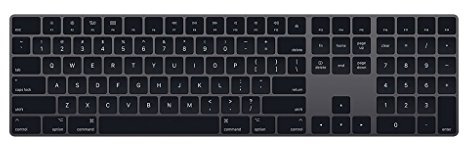 Apple Magic Keyboard con teclado numérico - Alemán - Gris espacial