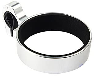 Evetin Cup Holder Coffee Holder Can Holder Rollator Wheelchair Pushchair Walking Aid MTB Road Bike Cycling 01 (Silver)