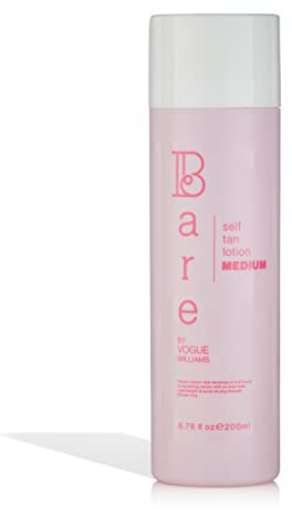 Bare by Vogue - Mittlerer Bräuner Selbstbräuner - Für alle Hauttypen geeignet - Selbstbräuner für Gesicht & Körper - Langanhaltende Fake Tan - 200ML