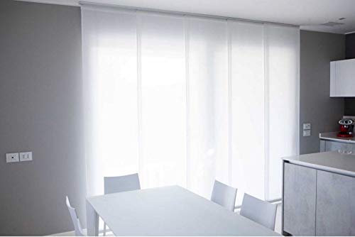 mauro Panneau Japonais sur Mesure + Rail pour Panneaux Japonais à 3 ou 4 Panneaux en Fonction de la Largeur du Rideau Largeur cm 140 n°3 Panneaux da 50 cm