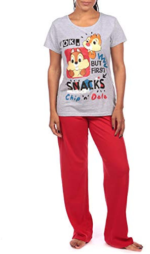 Disney - Ensemble De Pyjamas - Tic 'N' Tac - Femme - Gris - Small