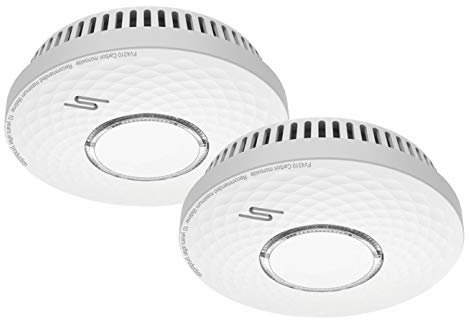 2er Set 2in1 Kombi Alarmmelder: Rauchmelder & Kohlenmonoxidmelder mit 10 Jahres Batterie