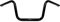 1 Pouce (25,4mm) Guidon Ape Hanger 22cm Noir pour Harley-Davidson