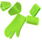 Kochblume Handschuh & Griffschutz & Thermo-Fingerschutz 3er Set | Hitzeschutz Set | Premium-Silikon | Hitzebeständig | Spülmaschinenfest | Farbe: limette